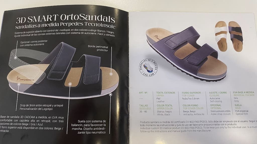 sandalias con plantilla a medida